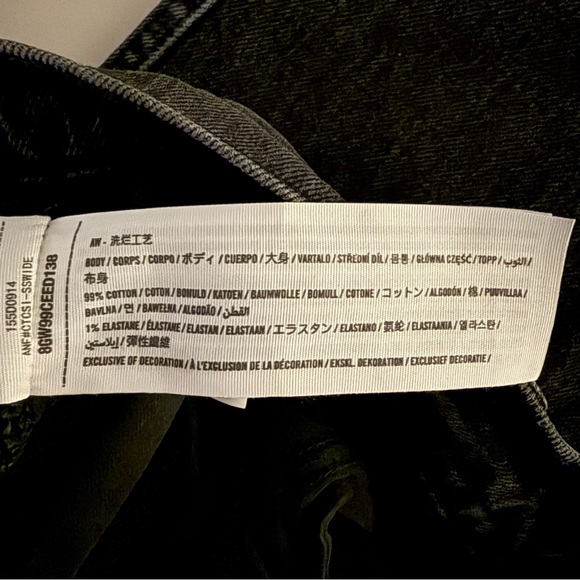 ABERCROMBIE The ‘90s Straight Ultra High Rise Distressed Stretch Jeans Size 29L - Picture 12 of 12